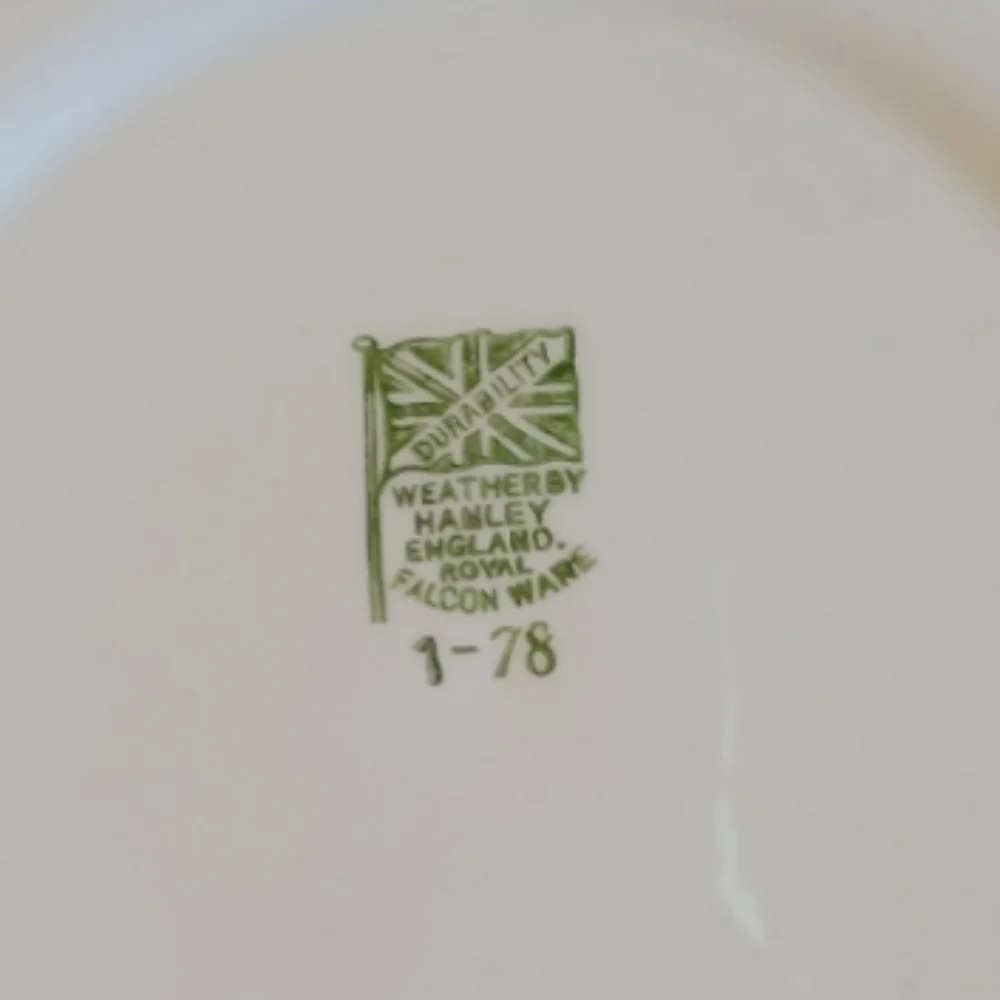 Vtg Weatherby Hanley England Royal Falcon Ware Partridge Collector Plate 9
